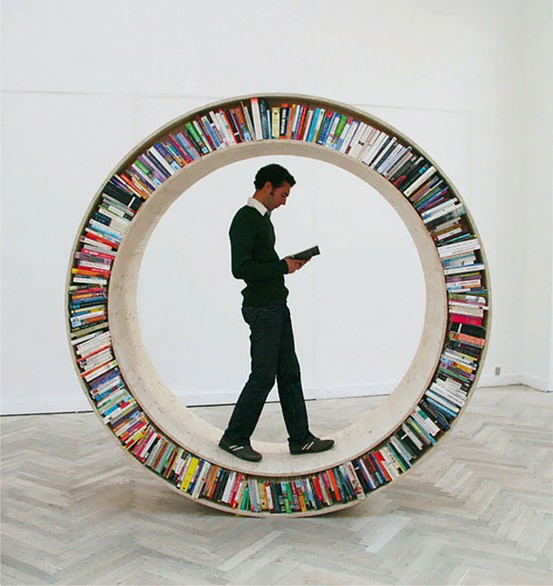 Walking Bookshelf