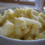 Fuji Apples - Coarsely Chopped
